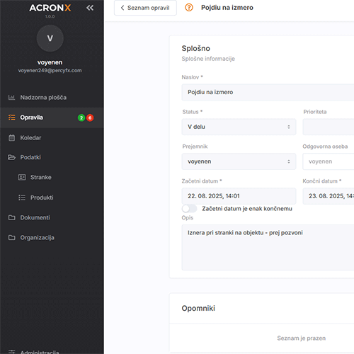 Naloge in opravila po vaši meri